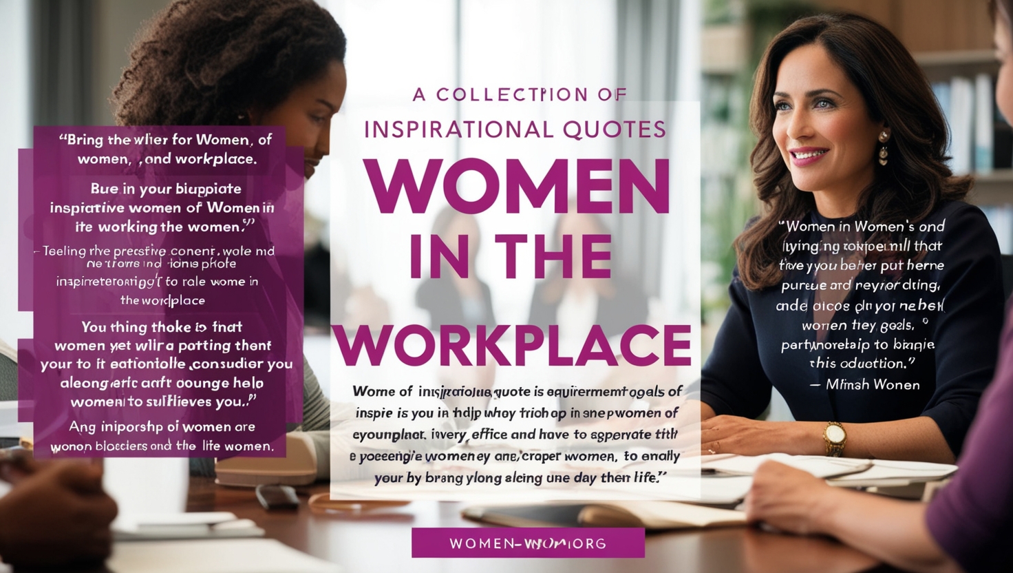 Inspirational Quotes for Women at Work